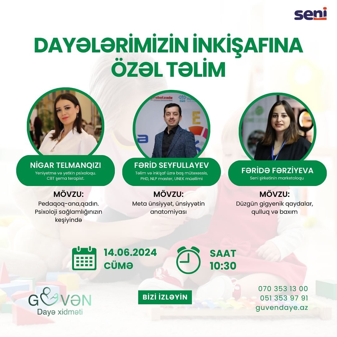 Dayələrimizin inkişafına özəl təlim