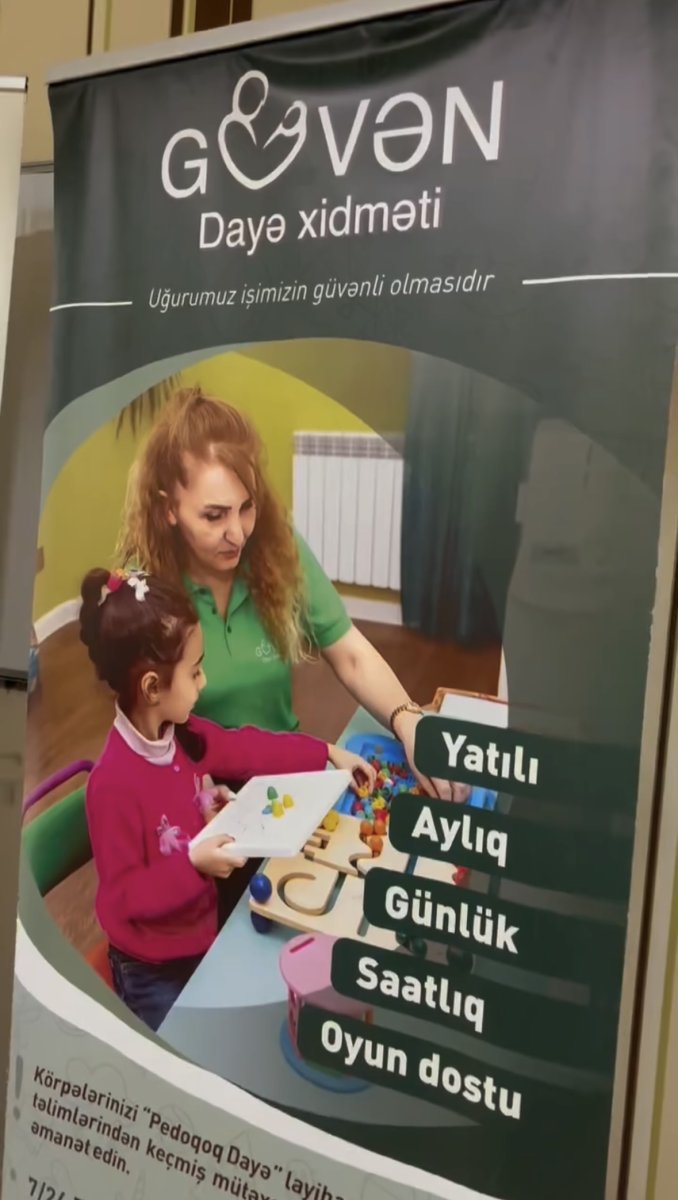 “Güvən Dayə” MMC – Həm Təlim, Həm Xidmət!