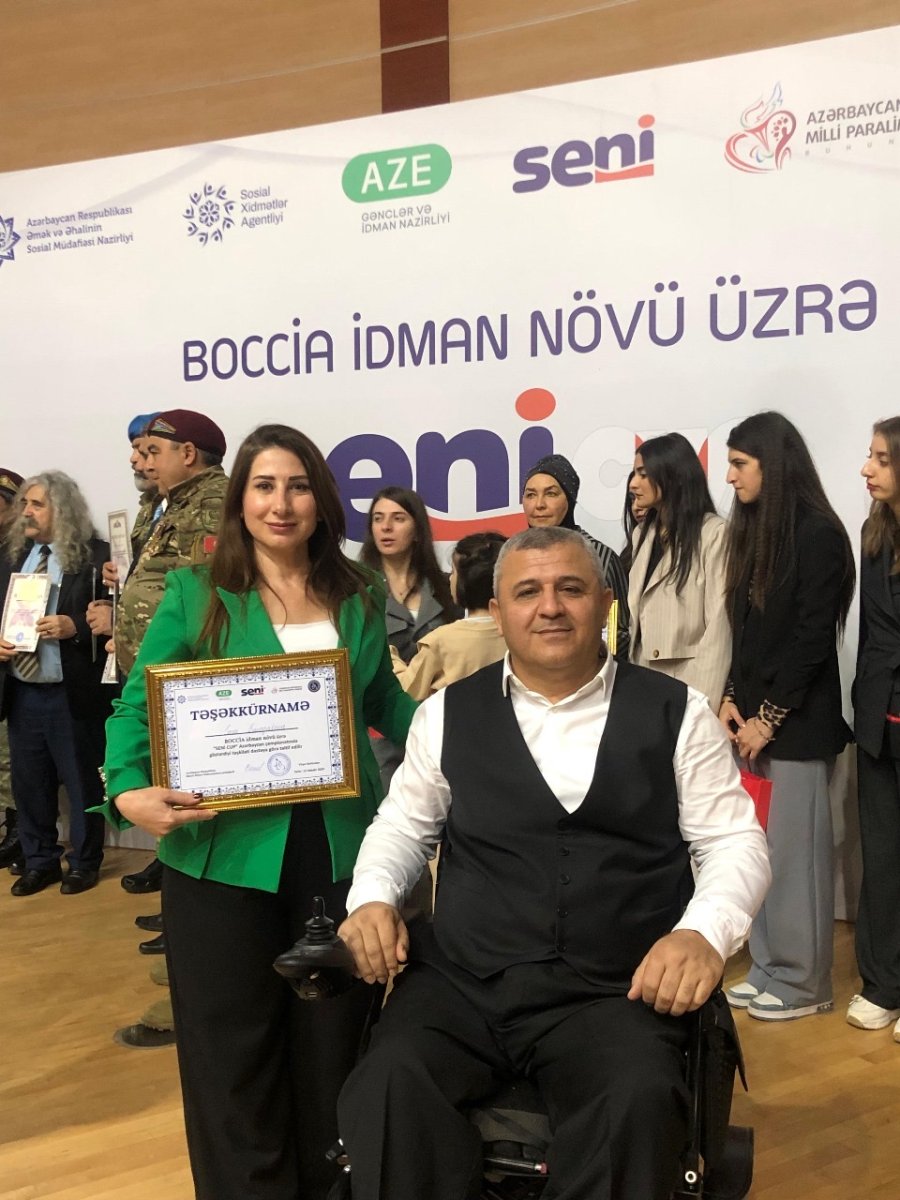 Güvən Dayə “SENİ CUP” Boccia Çempionatında Təşkilati Dəstək Göstərdi