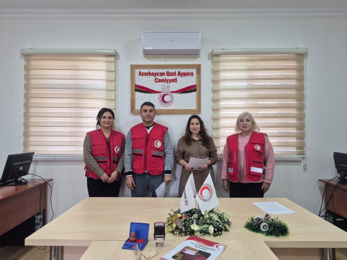 Azərbaycan Qızıl Aypara Cəmiyyəti Sumqayıt Regional Mərkəzi  və Sumqayıt şəhər bölməsi ilə Güvən Dayə MMC arasında Anlaşma Memorondumu imzalandı.