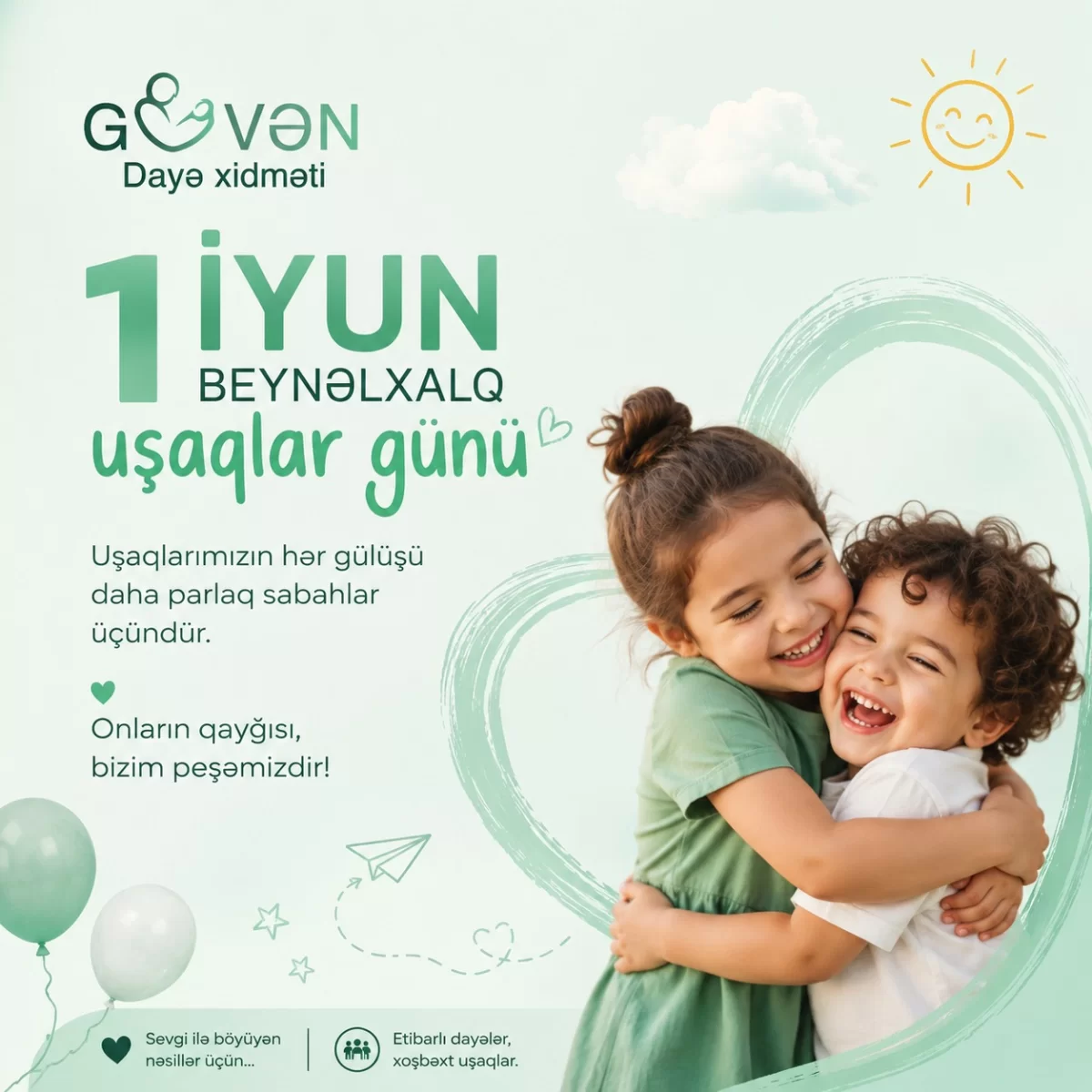 🌿 1 İyun – Beynəlxalq Uşaqlar Günü 💚